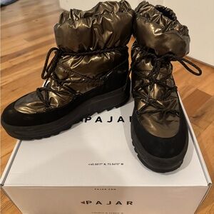 Pajar Women's Winter Boots - Black and Gold